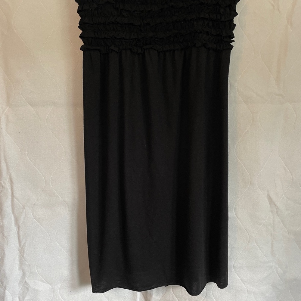 Black Ruffled skirt